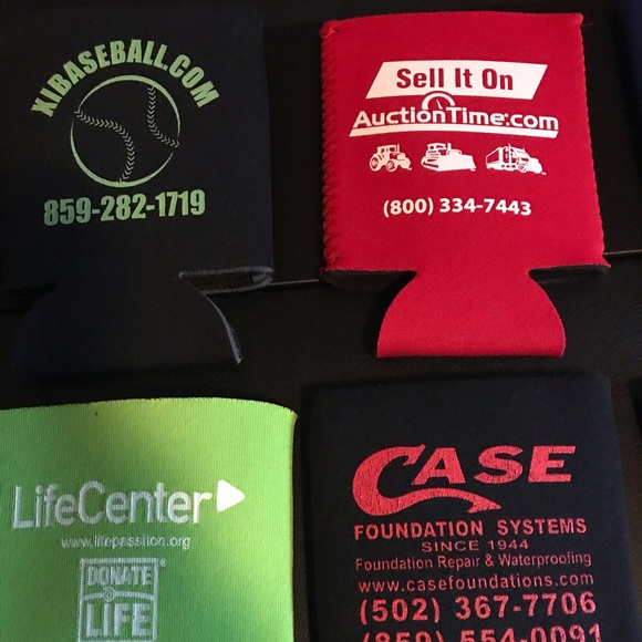Other - 10 can koozies assorted never used
